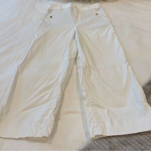 SPANX White Twill Pants